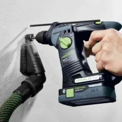 Festool 576514 BHC 18 HPC 4,0 I-Plus Brushless SDS-Plus+ Hammer Drill Inc 2x 4.0Ah Batts -Agriculture Sales fes576511 3 1 1
