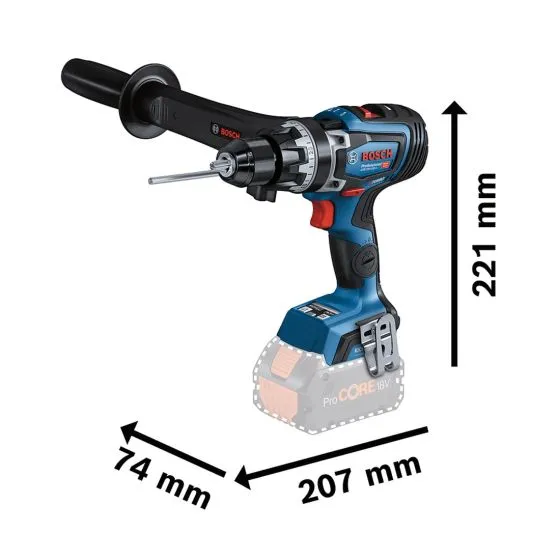 Bosch GSB 18V-150 C 18v BITURBO Brushless Combi Drill Body Only 2 Bosch GSB 18V-150 C 18v BITURBO Brushless Combi Drill Body Only - Image 2