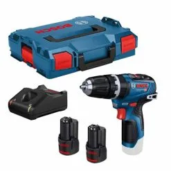 Bosch GSB 12V-35 12v Professional Combi Drill Inc 2x 3.0Ah Batts In L-Boxx