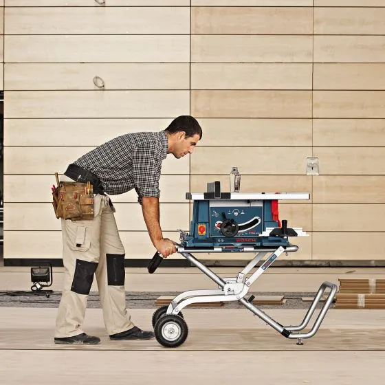 Bosch GTA 60 W Gravity Rise Table Saw Trolley Stand 2 Bosch GTA 60 W Gravity Rise Table Saw Trolley Stand - Image 2