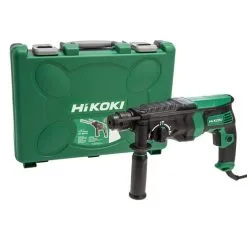 HiKOKI DH26PX2J2Z 26mm SDS+ Plus Rotary Hammer Drill In Carry Case 110v