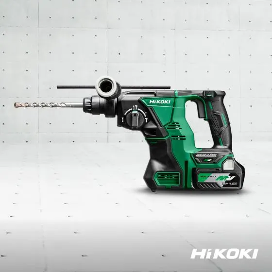 HiKOKI DH36DPAJSZ 36v MULTI VOLT Brushless SDS+ Plus Hammer Drill Inc 3x 2.5Ah Batts 4 HiKOKI DH36DPAJSZ 36v MULTI VOLT Brushless SDS+ Plus Hammer Drill Inc 3x 2.5Ah Batts - Image 4
