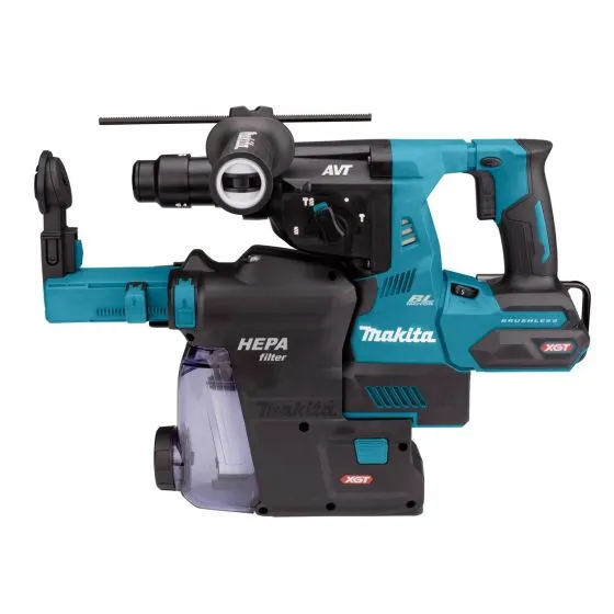 Makita HR004GD202 40v Max XGT SDS+ Plus Rotary Hammer 28mm Inc 2x 2.5Ah Batts & DX14 Dust Box 3 Makita HR004GD202 40v Max XGT SDS+ Plus Rotary Hammer 28mm Inc 2x 2.5Ah Batts & DX14 Dust Box - Image 3