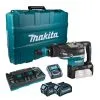 Makita HR006GD202 Twin 40v Max XGT SDS Max Rotary Demolition Hammer Inc 2x 2.5Ah Batts