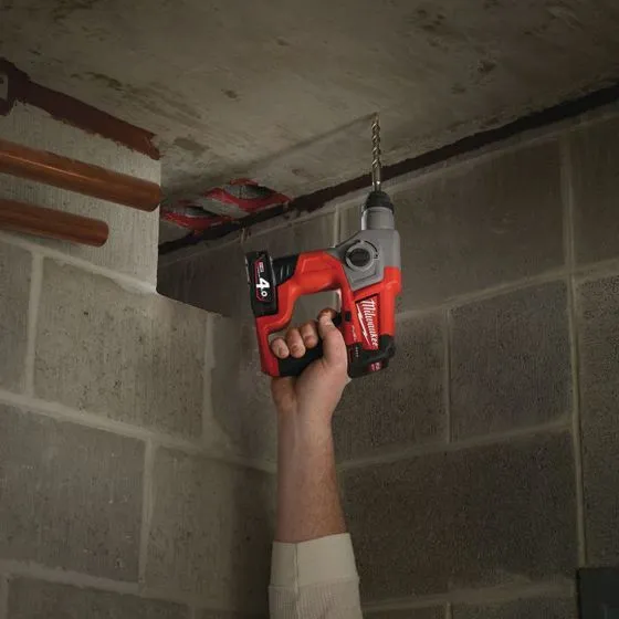 Milwaukee M12 CH-0 12v Sub Compact SDS+ Hammer Drill Body Only 9 Milwaukee M12 CH-0 12v Sub Compact SDS+ Hammer Drill Body Only - Image 9