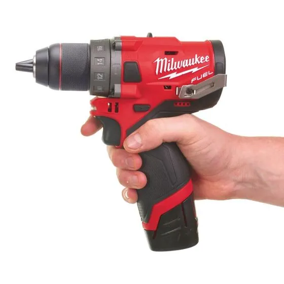 Milwaukee M12 FPD-602X 12v 13mm Combi Drill Inc 2x 6.0Ah Batts 3 Milwaukee M12 FPD-602X 12v 13mm Combi Drill Inc 2x 6.0Ah Batts - Image 3