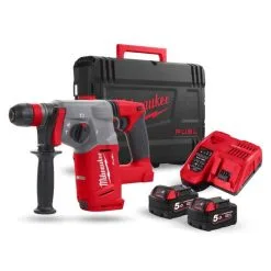 Milwaukee M18 CHX-502X 18v SDS+ Rotary Hammer Drill Inc 2x 5.0Ah Batts