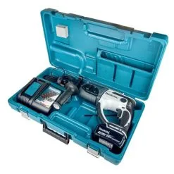 Makita DHR202RM1J 18v Rotary Hammer SDS+ Plus 20mm White Inc 1x 4.0Ah Battery -Agriculture Sales makdhr202rm1j white2