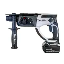 Makita DHR202RM1J 18v Rotary Hammer SDS+ Plus 20mm White Inc 1x 4.0Ah Battery -Agriculture Sales makdhr202rm1j white4