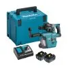 Makita DHR243RTJW 18v LXT SDS+ Brushless Rotary Hammer Inc 2x 5.0Ah Batts + DX07 Attachment