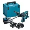 Makita DHR263RMJ Twin 18v SDS+ Rotary Hammer Inc 2x 4.0Ah Batts In Makpac Case
