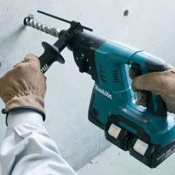Makita DHR263ZJ Twin 18v SDS+ Rotary Hammer Body Only In Makpac Carry Case -Agriculture Sales makdhr263zj 4