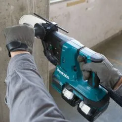 Makita DHR281ZJ Twin 18v LXT SDS+ Rotary Hammer With QCC Body Only In Makpac Carry Case -Agriculture Sales makdhr281zj1