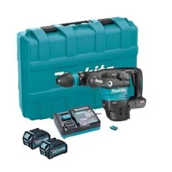 Makita HM001GD202 40v Max XGT SDS Max Demolition Hammer Inc 2x 2.5Ah Batts