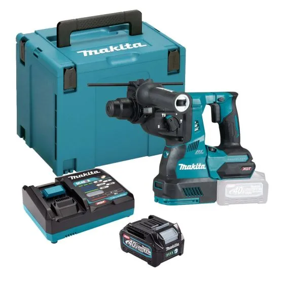 Makita HR003GD101 40v Max XGT SDS+ Plus Brushless Rotary Hammer 28mm Inc 1x 2.5Ah Battery 1 Makita HR003GD101 40v Max XGT SDS+ Plus Brushless Rotary Hammer 28mm Inc 1x 2.5Ah Battery