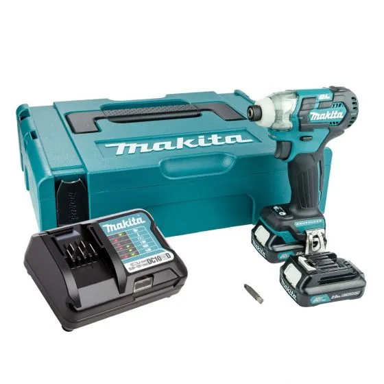 Makita TD111DSAJ 10.8v/12v MAX CXT Impact Driver Inc 2x 2.0Ah Batts 1 Makita TD111DSAJ 10.8v/12v MAX CXT Impact Driver Inc 2x 2.0Ah Batts