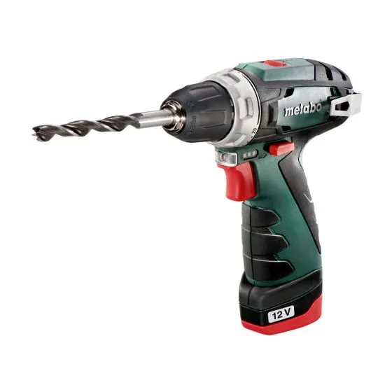 Metabo PowerMaxx BS Basic 12v Cordless Drill Driver Inc 2x 2.0Ah Batteries 2 Metabo PowerMaxx BS Basic 12v Cordless Drill Driver Inc 2x 2.0Ah Batteries - Image 2