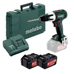 Metabo SB 18 LT 2-Speed 18v Combi Drill Inc 2x 4.0Ah Batts In Carry Case