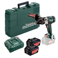 Metabo SB 18 LTX Impuls PowerExtreme 18v Combi Drill Inc 2x 5.2Ah Batts