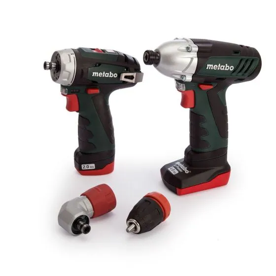 Metabo 2.1 10.8v PowerMaxx BS Quick Pro Combi & SSD Impact Driver Twin Kit 2 Metabo 2.1 10.8v PowerMaxx BS Quick Pro Combi & SSD Impact Driver Twin Kit - Image 2