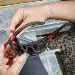 Milwaukee 4932471886 Premium Safety Glasses With Gasket In Soft Carry Case Polarised -Agriculture Sales mil4932471886 3