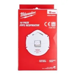 Milwaukee 4932478548 FFP2 Disposable Respirator Mask With Valve X10 Pcs 7 Milwaukee 4932478548 FFP2 Disposable Respirator Mask With Valve X10 Pcs -Agriculture Sales mil4932478548 3