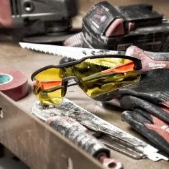 Milwaukee 4932478927 Enhanced Safety Glasses Yellow -Agriculture Sales mil4932478927 3