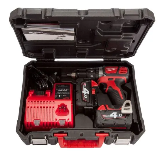 Milwaukee M18 BPD-402C 18v 13mm Compact Combi Drill Kit Inc 2x 4.0Ah Batts 7 Milwaukee M18 BPD-402C 18v 13mm Compact Combi Drill Kit Inc 2x 4.0Ah Batts - Image 7