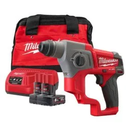 Milwaukee M12 CH-602X 12v Sub Compact SDS+ Hammer Drill Inc 2x 6.0Ah Batts