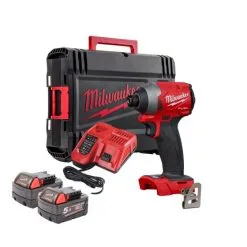 Milwaukee M18 FID2-502X 18v 1/4" Hex Brushless Impact Driver Inc 2x 5.0Ah Batts