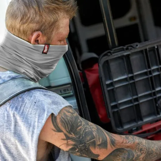 Milwaukee NGFM-G Neck Gaiter & Face Mask Grey 4933478766 9 Milwaukee NGFM-G Neck Gaiter & Face Mask Grey 4933478766 - Image 9