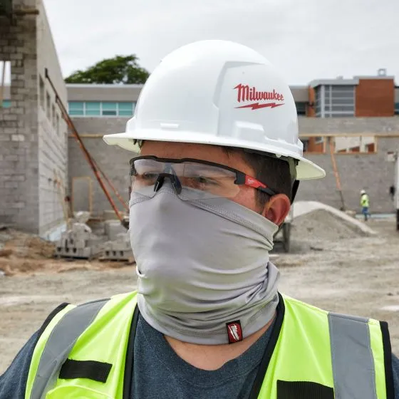 Milwaukee NGFM-G Neck Gaiter & Face Mask Grey 4933478766 7 Milwaukee NGFM-G Neck Gaiter & Face Mask Grey 4933478766 - Image 7