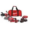 Milwaukee M18 PP5C-503B 18v 5 Piece Woodworking Kit Inc 3x 5.0Ah Batts