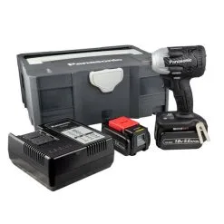 Panasonic EY75A8LJ2G 14.4v/18v Impact Wrench 1/2" Inc 2x 5.0Ah Batts