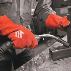 Polyco LW93 Weldmaster Red Welding Gauntlet Gloves 1x Pair -Agriculture Sales pollw93