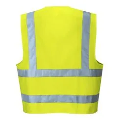 Portwest C470YERL/XL C470 HI-Vis Two Band & Brace Vest Yellow Size Large / Extra Large -Agriculture Sales porc470yersm 1 1