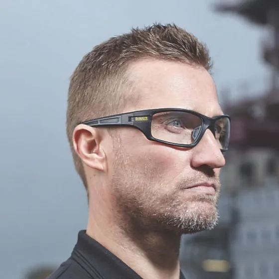 DeWalt DPG101-1D EU Auger Safety Glasses - Clear Lens 2 DeWalt DPG101-1D EU Auger Safety Glasses - Clear Lens - Image 2