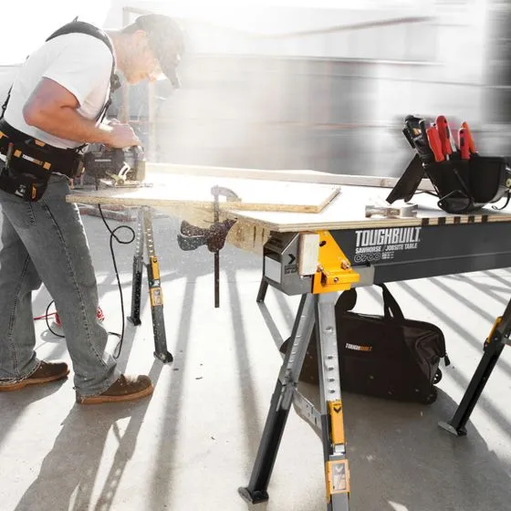 Toughbuilt TB-C700-2 Sawhorses 2 Pack / Jobsite Table 8 Toughbuilt TB-C700-2 Sawhorses 2 Pack / Jobsite Table - Image 8