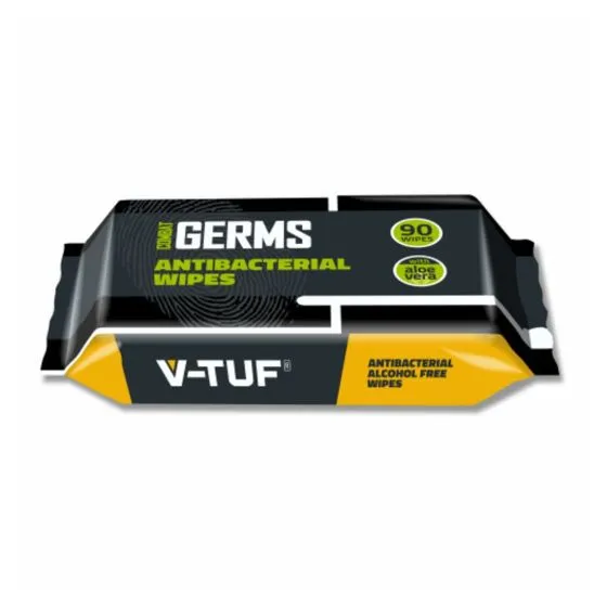V-TUF VTABW-90 Anti-Viral & Anti-Bacterial Wipes 90 Pcs 1 V-TUF VTABW-90 Anti-Viral & Anti-Bacterial Wipes 90 Pcs