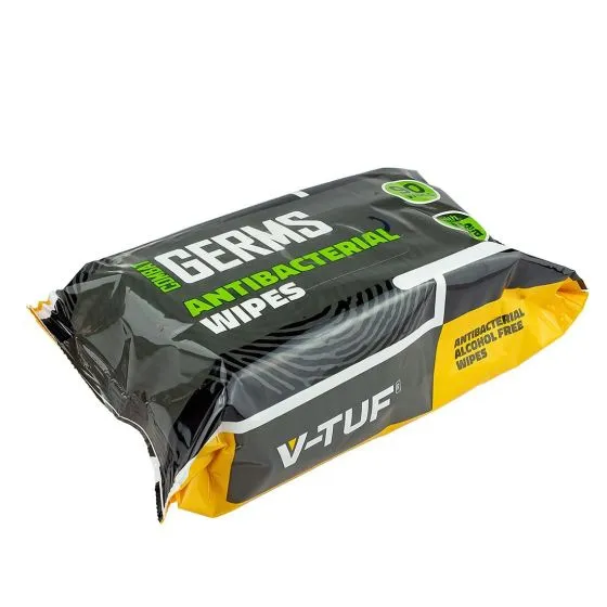 V-TUF VTABW-90 Anti-Viral & Anti-Bacterial Wipes 90 Pcs 2 V-TUF VTABW-90 Anti-Viral & Anti-Bacterial Wipes 90 Pcs - Image 2